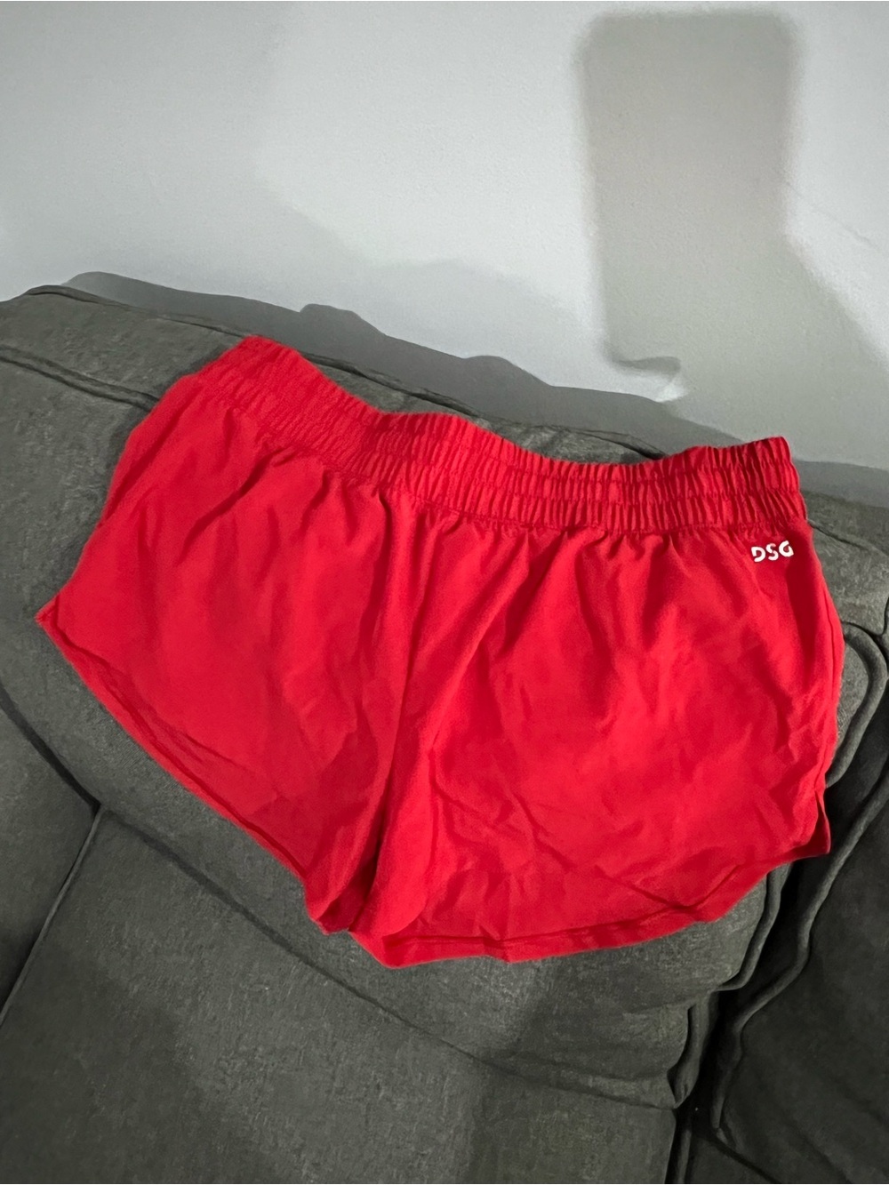 DSG Red Women's Athletic Running Shorts